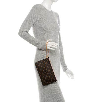 Louis Vuitton Monogram Neverfull MM GM Pochette Rose Ballerine 2 of 6