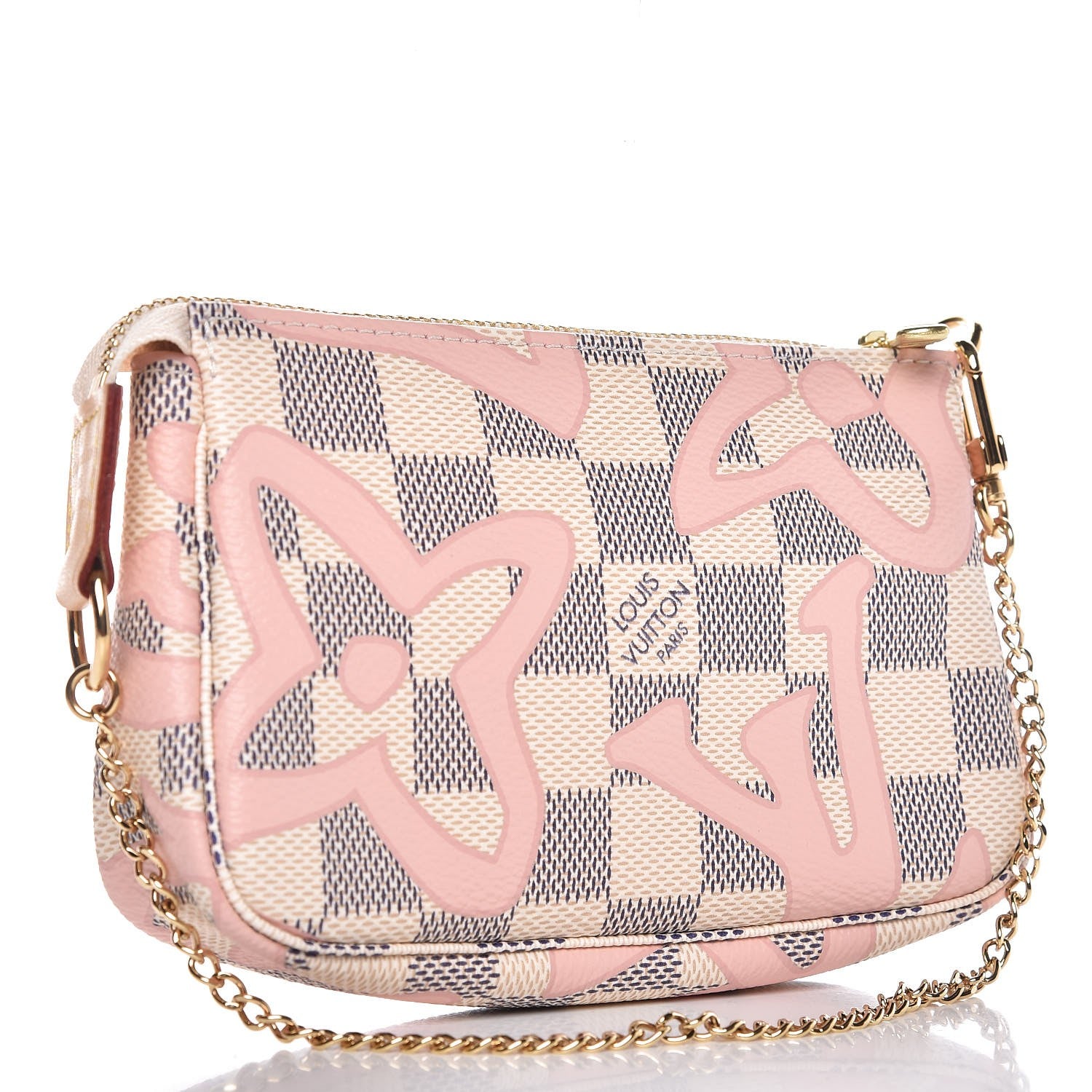 Louis Vuitton Damier Azur Tahitienne Mini Pochette Accessories 3 of 8