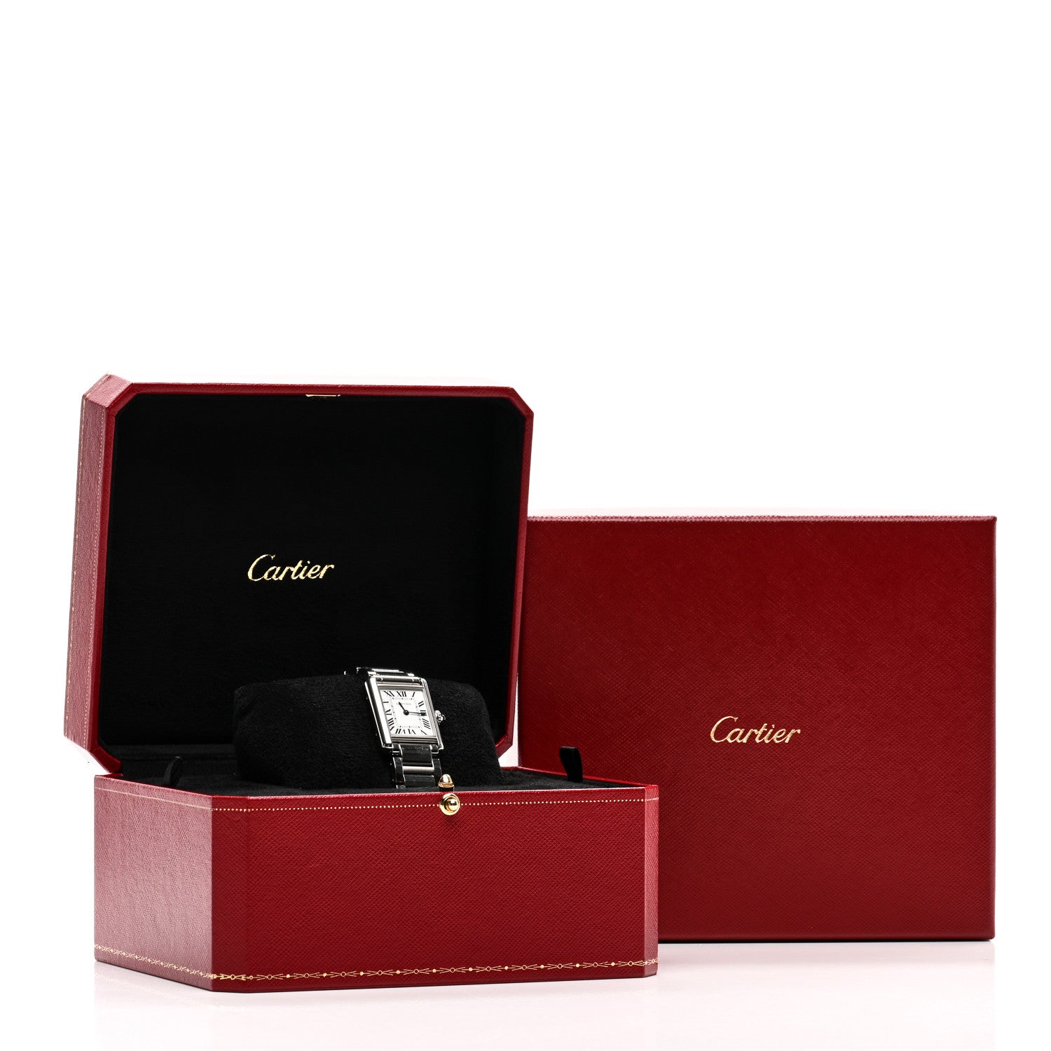 Cartier Stainless Steel 22mm Tank Must Quartz Watch 5 of 5