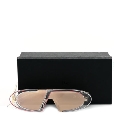 Christian Dior Acetate Oblique Oval Sunglasses Transparent 7 of 7