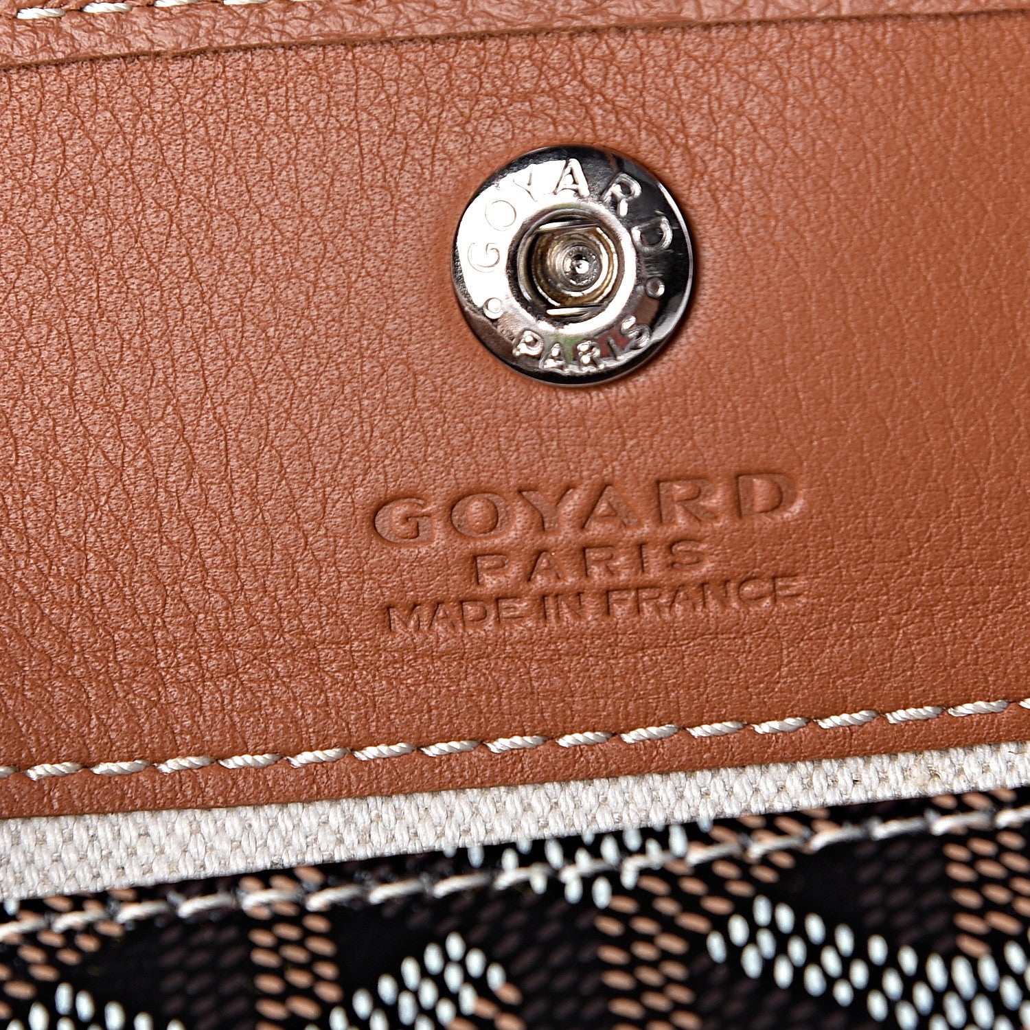 Goyard Goyardine Reversible Mini Anjou Black Gold 11 of 17