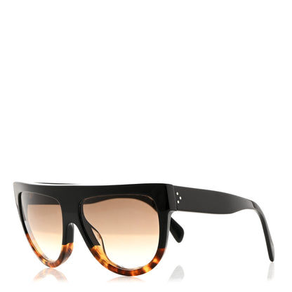 Celine Shadow Sunglasses CL 41026/S Black Havana 1 of 7
