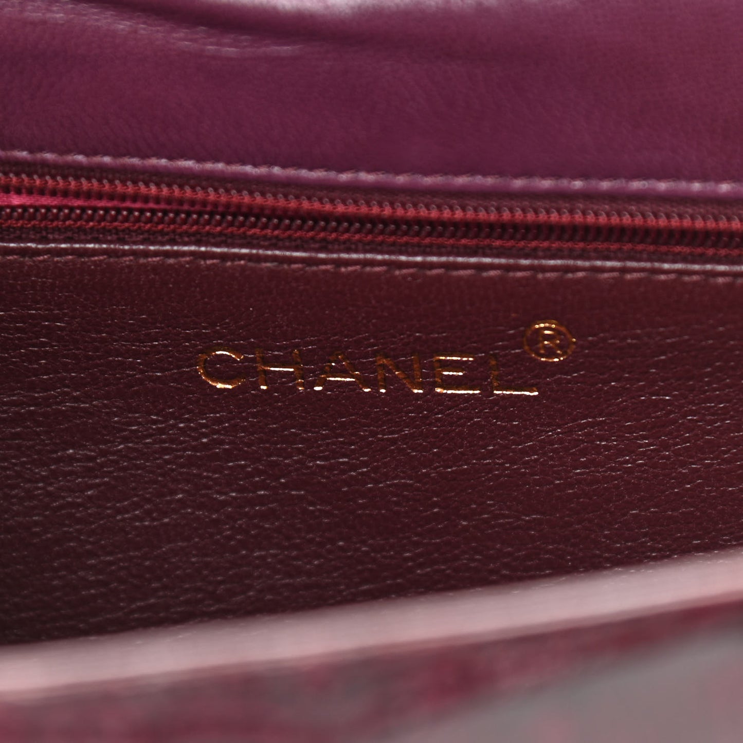 Alligator Envelope Flap Burgundy