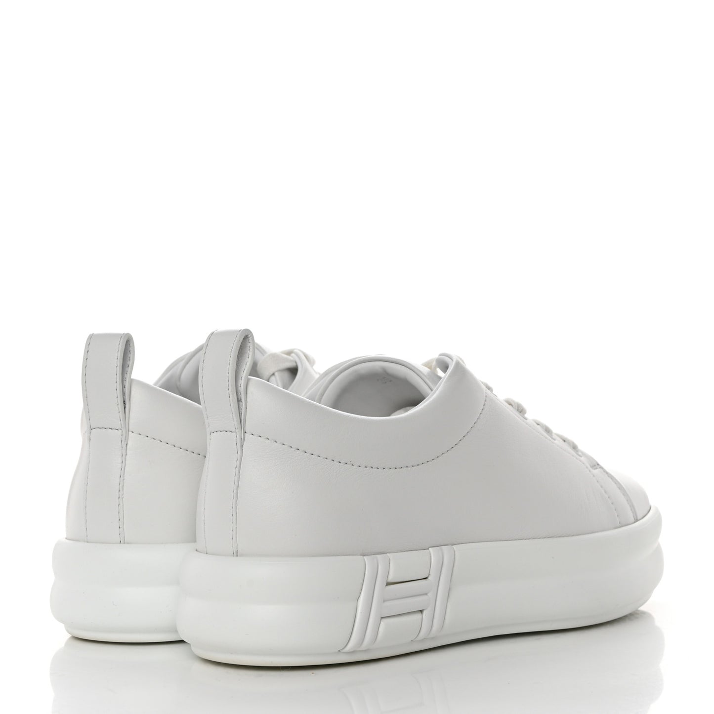 Calfskin Happy Sneakers 36 White