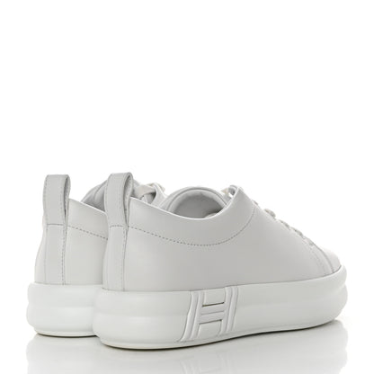 Hermes Calfskin Happy Sneakers 36 White 4 of 8