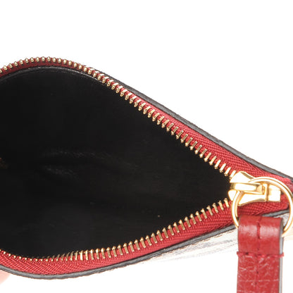 Gucci GG Supreme Monogram Tian Key Case Beige Multicolor Red 5 of 8