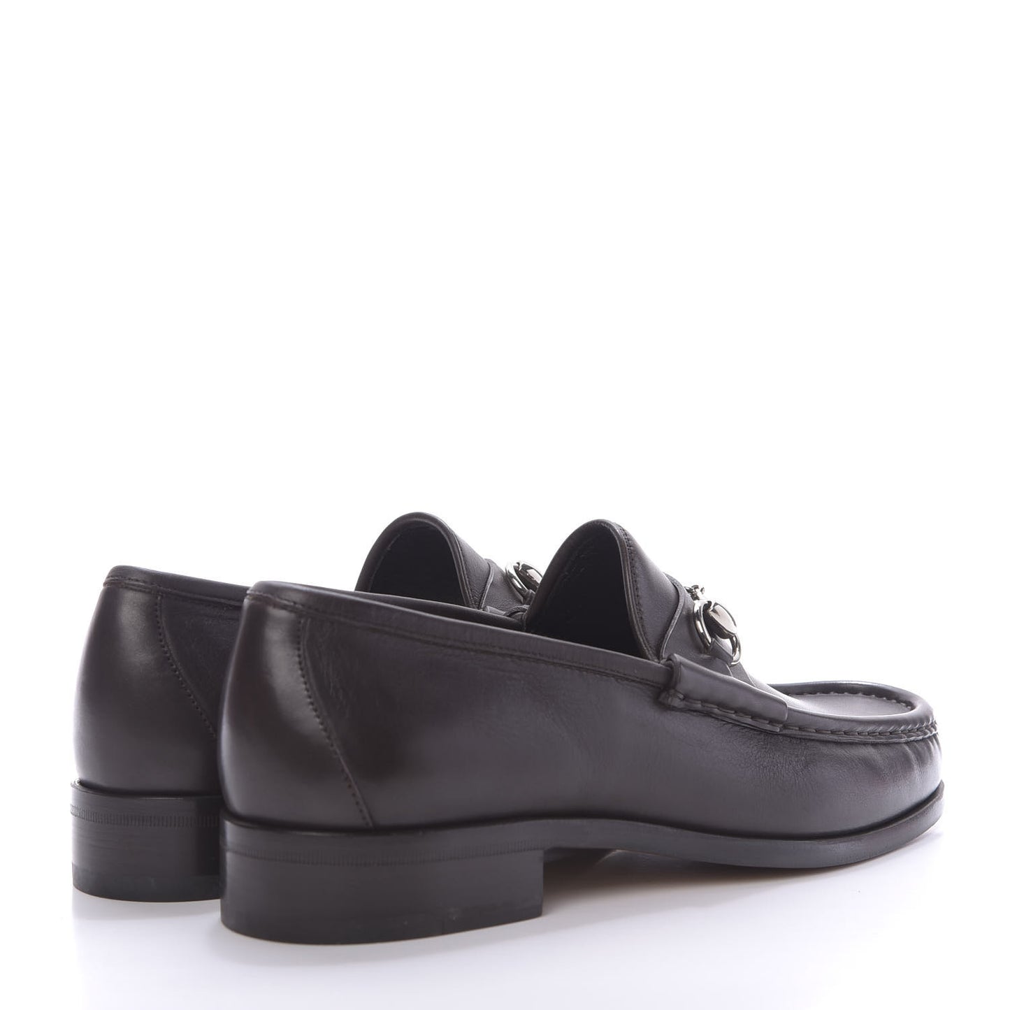 Calfskin Mens 1953 Horsebit Loafers 8 Marrone
