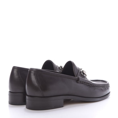 Gucci Calfskin Mens 1953 Horsebit Loafers 8 Marrone 4 of 11