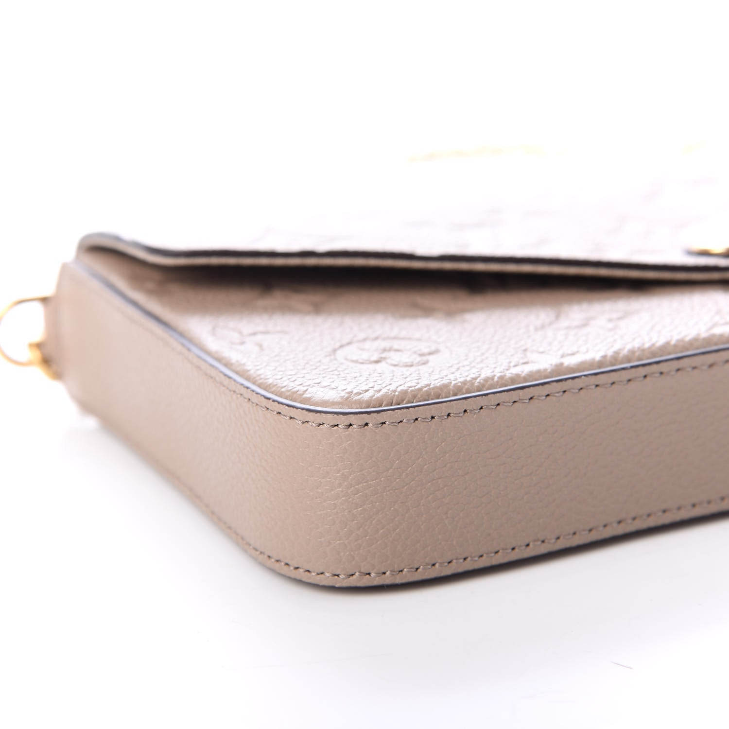 Louis Vuitton Empreinte Pochette Felicie Chain Wallet Tourterelle 8 of 11