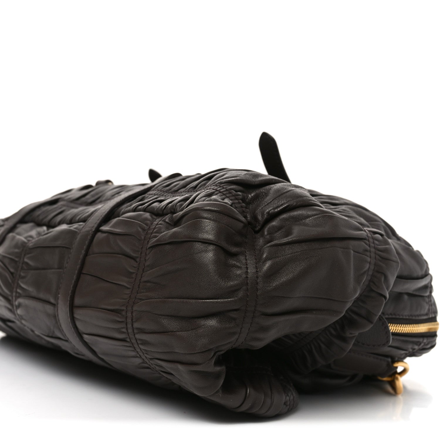 Prada Nappa Gaufre Dome Satchel Caffe 9 of 9