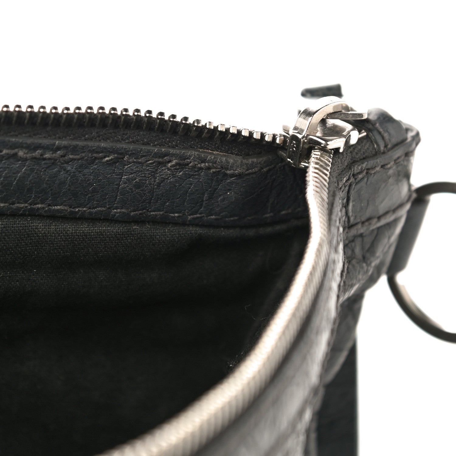 Balenciaga Agneau Arena Classic Hardware Small Clip Gris Fossile 13 of 17