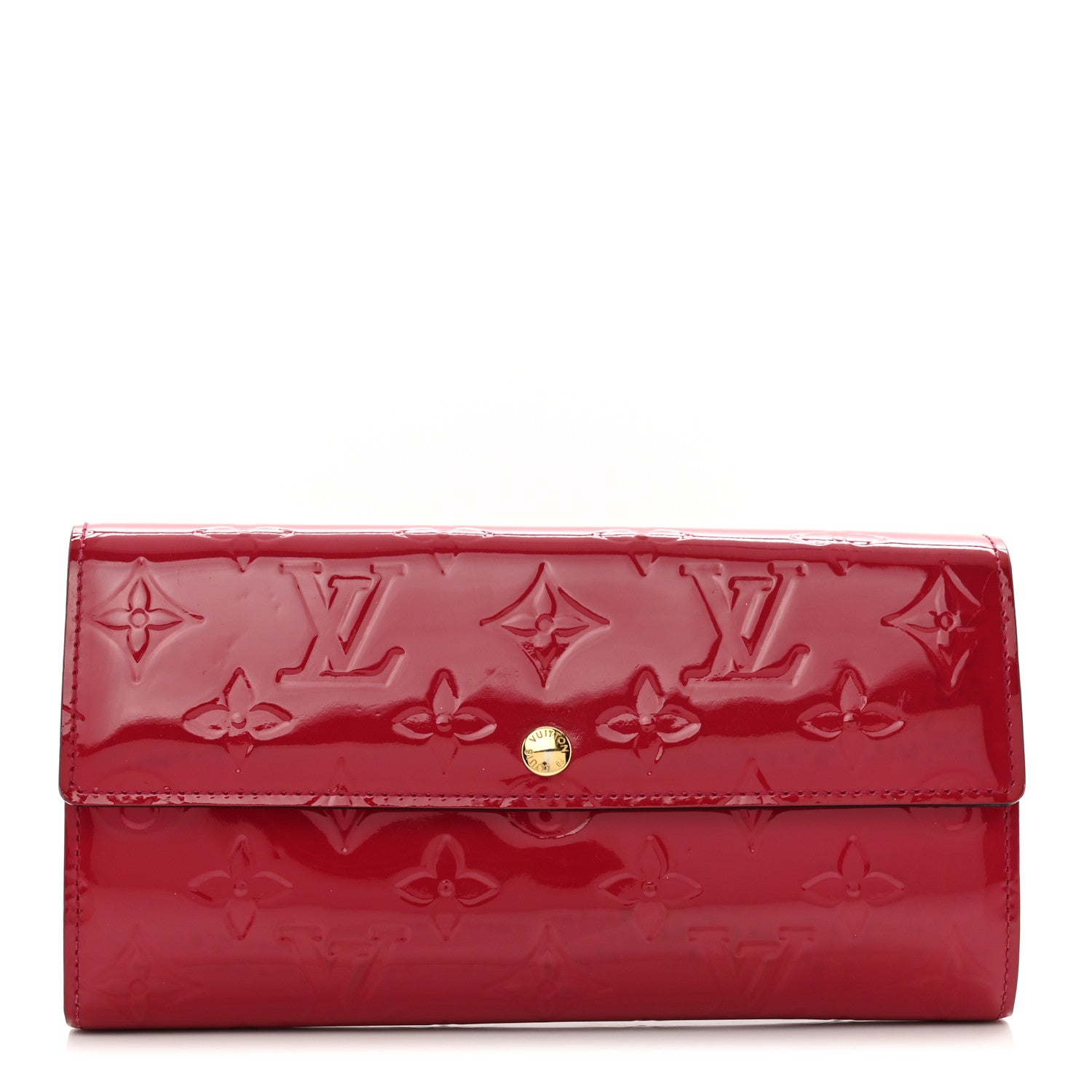 Louis Vuitton Vernis Sarah Wallet Rose Indien 1 of 9