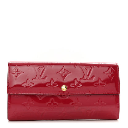 Louis Vuitton Vernis Sarah Wallet Rose Indien 1 of 9