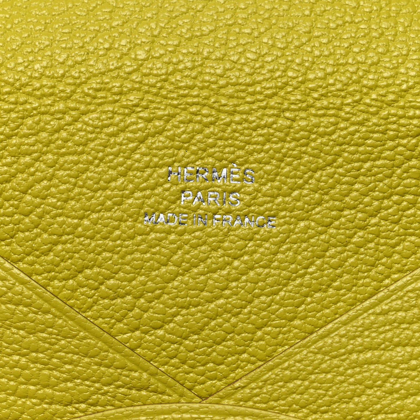 Chevre Mysore Calvi Card Case Lime