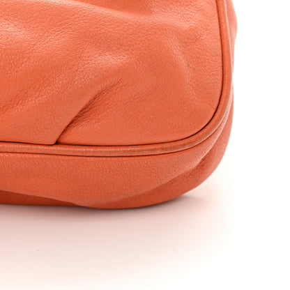 Fendi Vitello Flamingo Fendista Pouchette Crossbody Arancio 18 of 22
