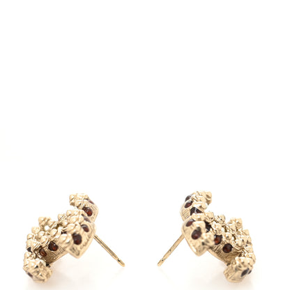 Chanel Metal Bead CC Earrings Gold 3 of 4