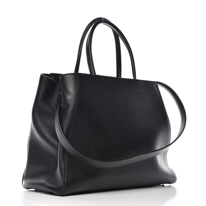 Fendi Vitello Elite Regular 2Jours Tote Black 3 of 18