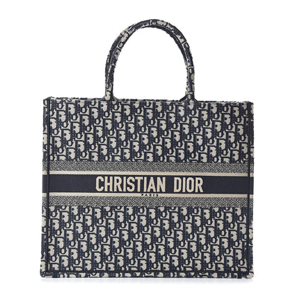 Christian Dior Oblique Book Tote Blue Multicolor 1 of 8