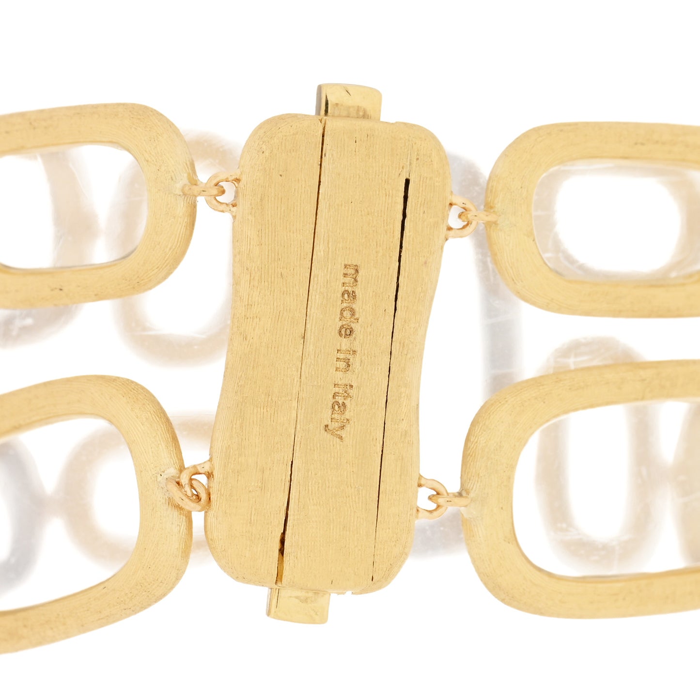 18K Yellow White Gold Diamond Mosaic Bracelet
