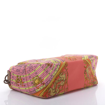 Hermes Silk Barenia Astrologie Fourbi 25 MM Pouch Pink Fauve 4 of 11