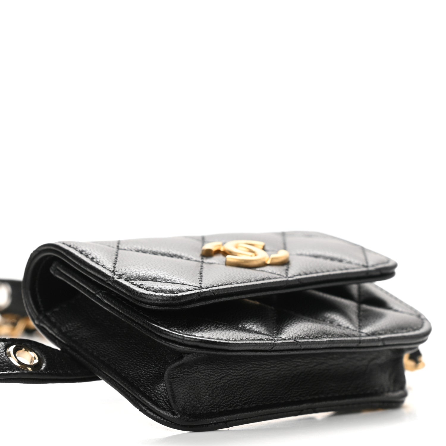 Chanel Goatskin Quilted Flap Waist Belt Bag 4 of 11