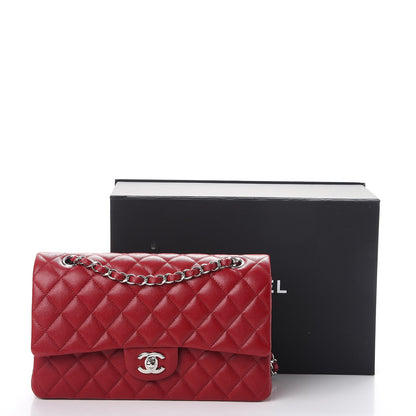 Chanel Caviar Quilted Medium Double Flap Red 9 of 9