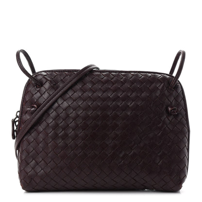 Bottega Veneta Nappa Intrecciato Nodini Crossbody Messenger Aubergine 1 of 10