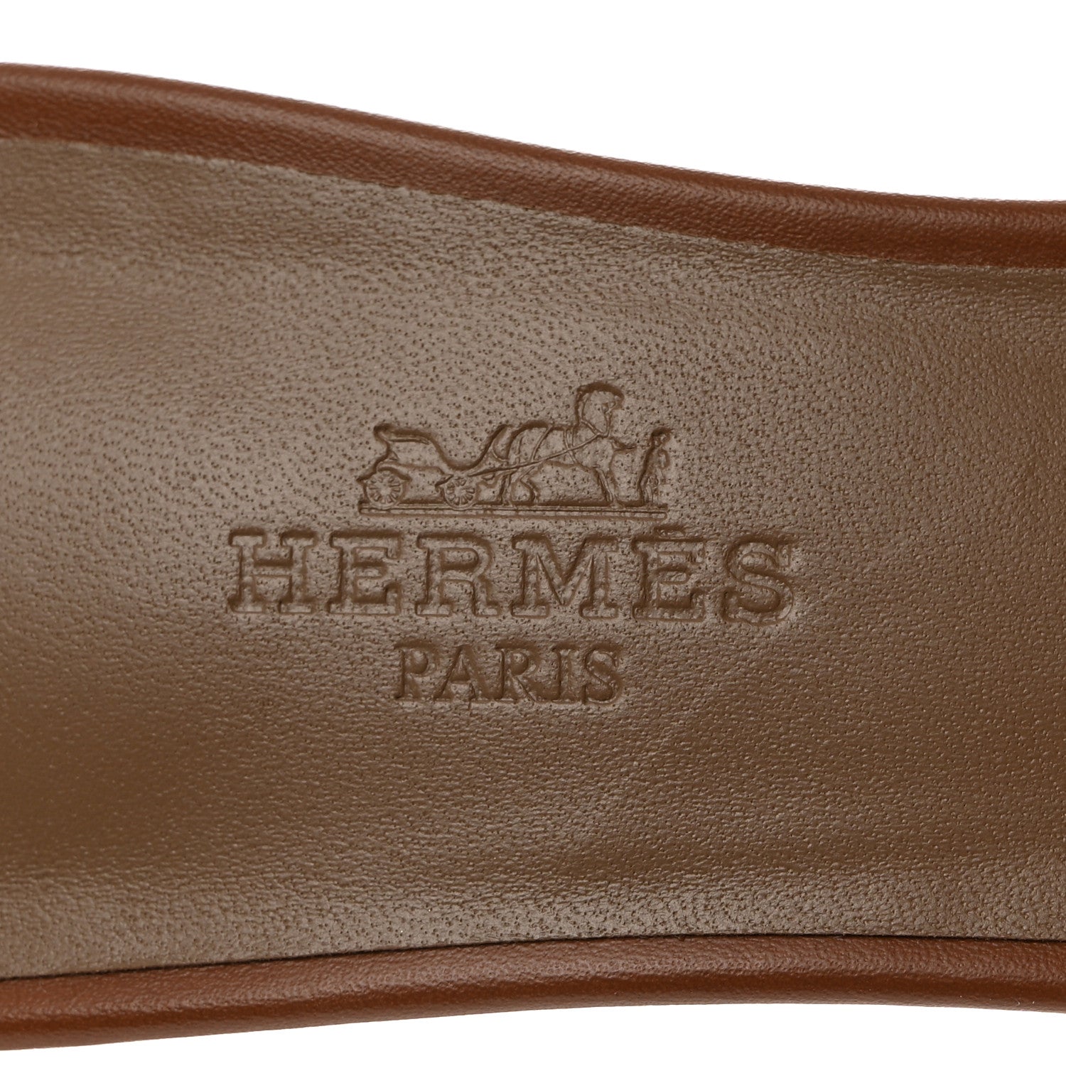 Hermes Calfskin Oasis Sandals 37 Gold 7 of 9