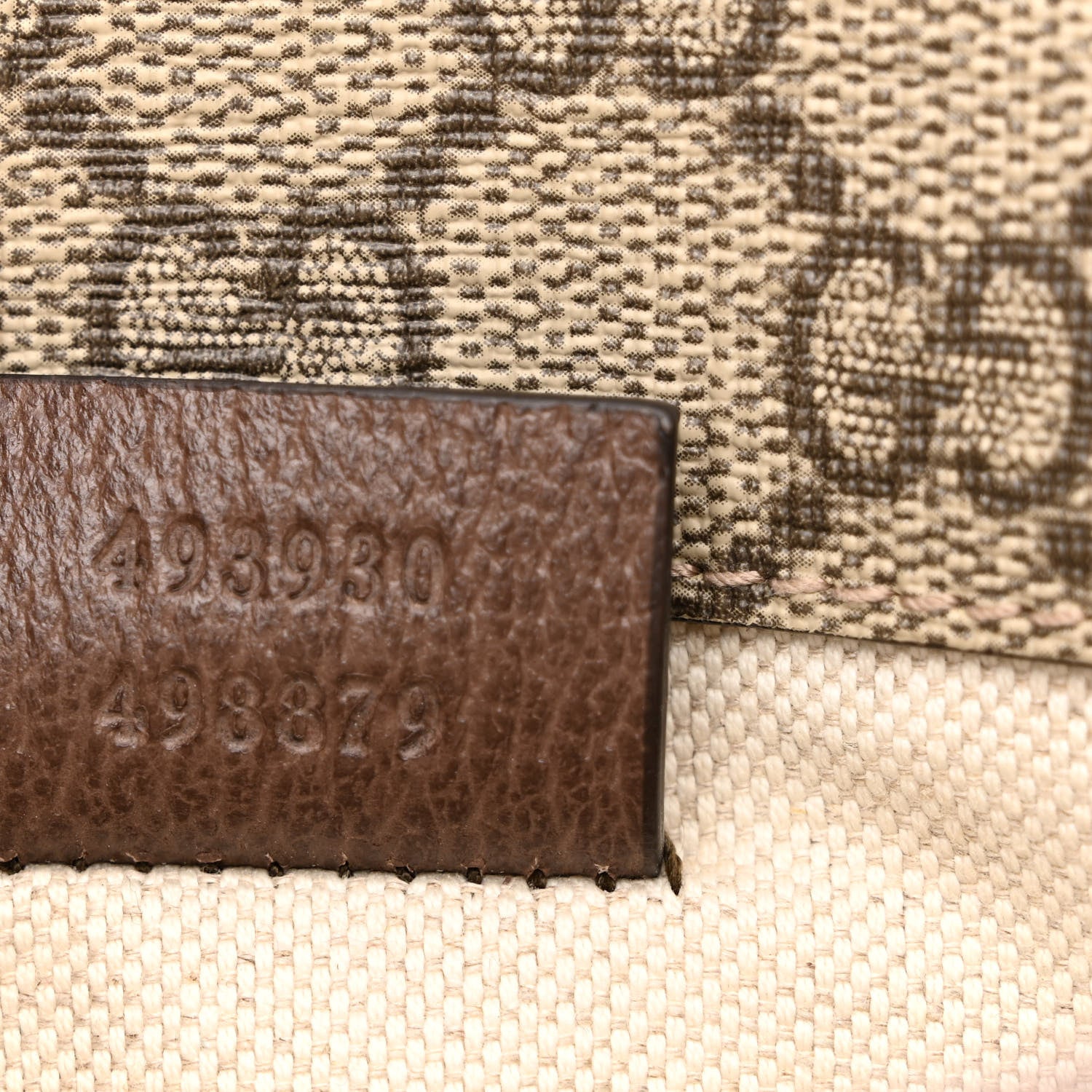 Gucci GG Supreme Monogram Neo Vintage Web Belt Bag Brown 7 of 10