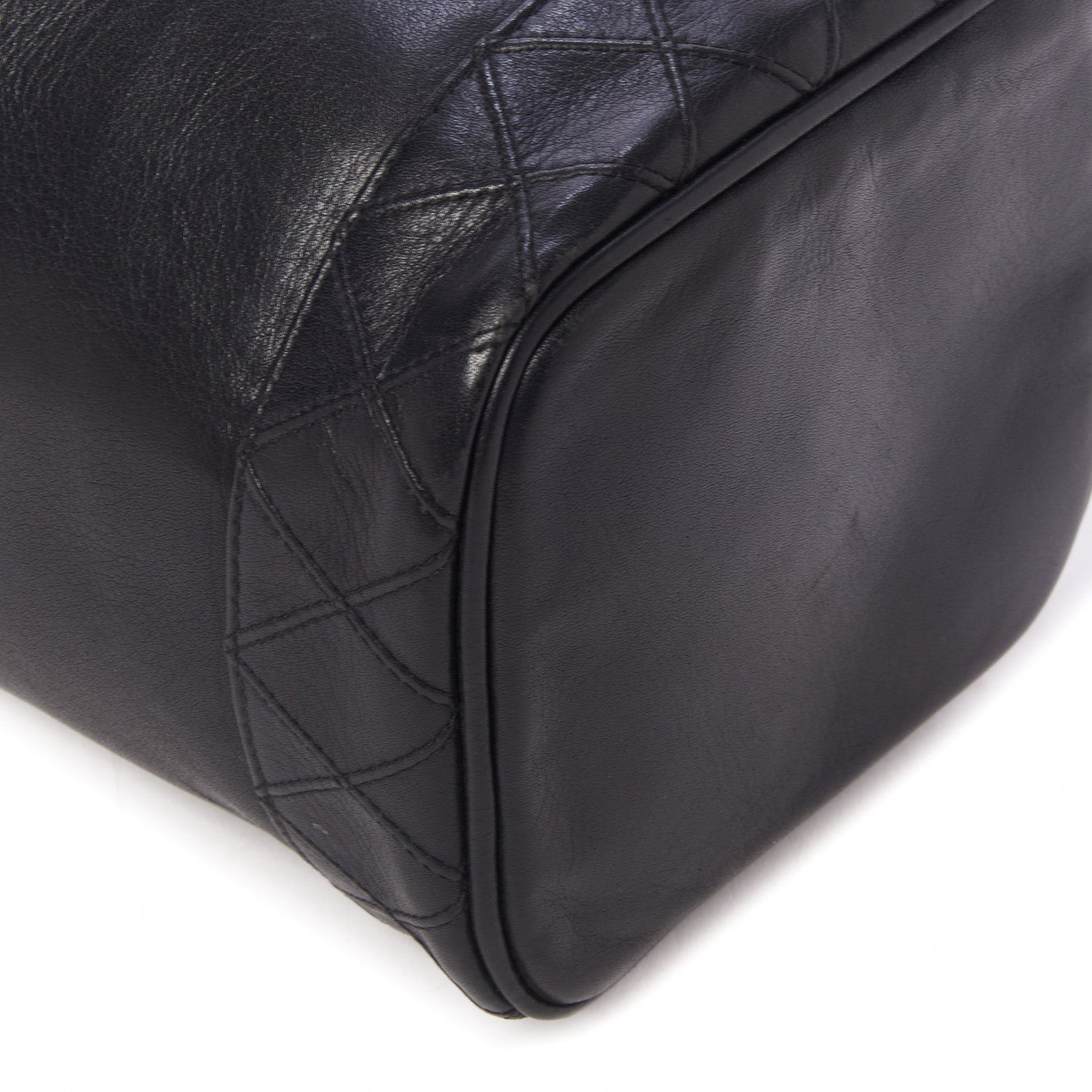 Chanel Lambskin Vanity Cosmetic Case Black 5 of 8