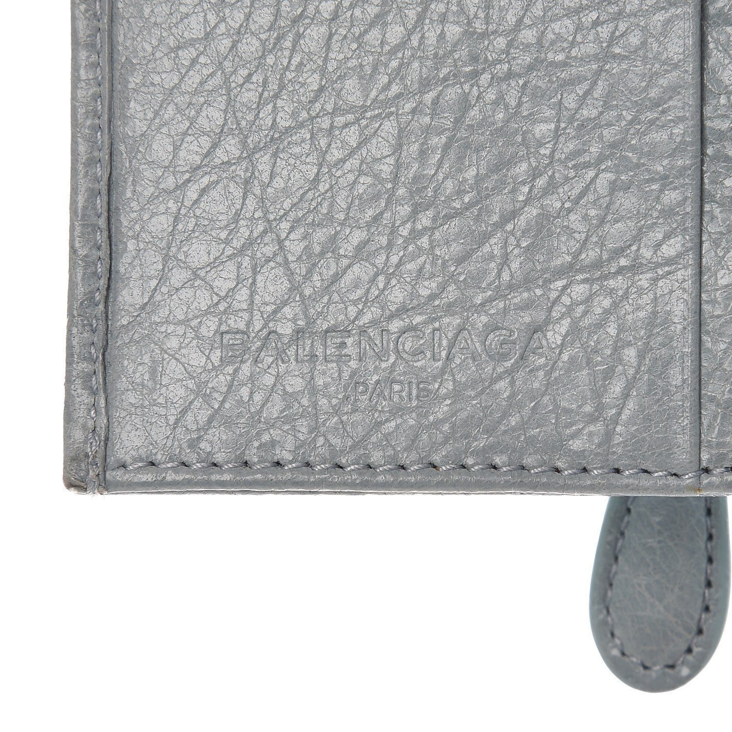 Balenciaga Agneau Giant 12 Silver Hardware Card Case Bleu Opaline 6 of 9