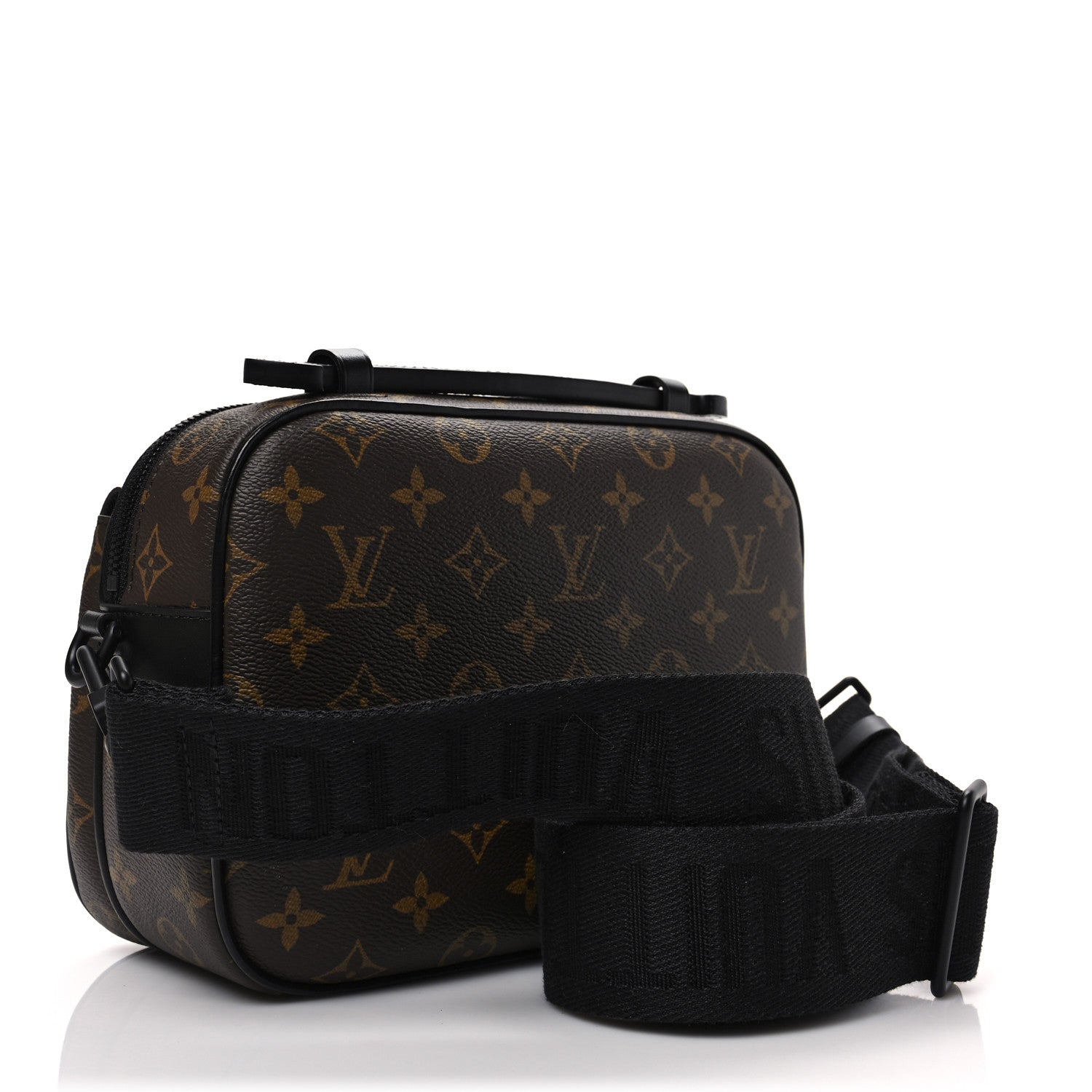 Louis Vuitton Monogram Macassar S Lock Messenger 3 of 7