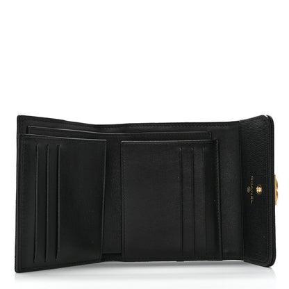Chanel Caviar Quilted Compact Boy Wallet Black 5 of 10