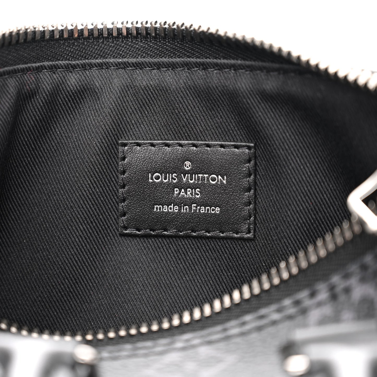 Reverse Monogram Eclipse Keepall XS Black