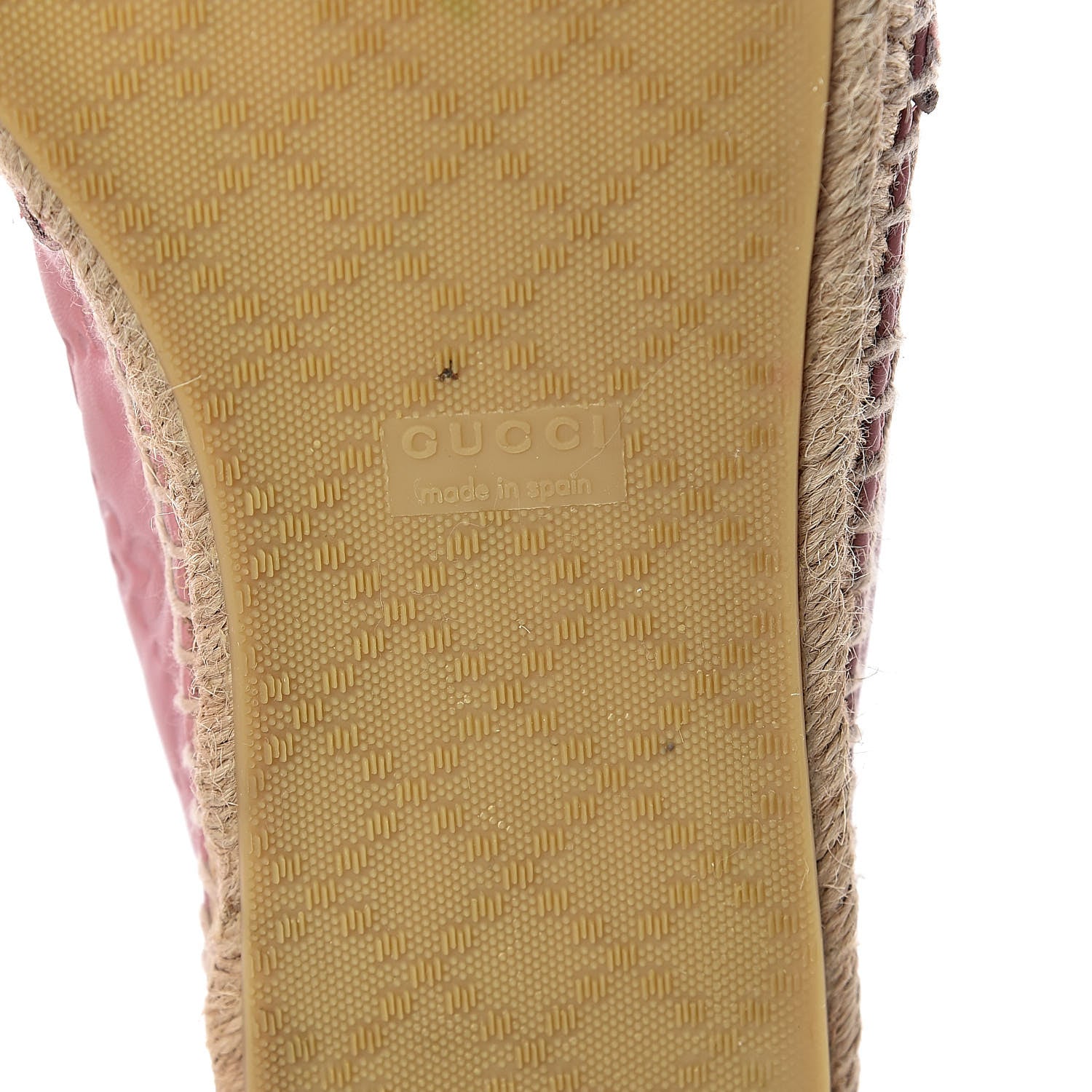 Gucci Guccissima Signature Espadrilles 38 Rose Baby Candy 8 of 13