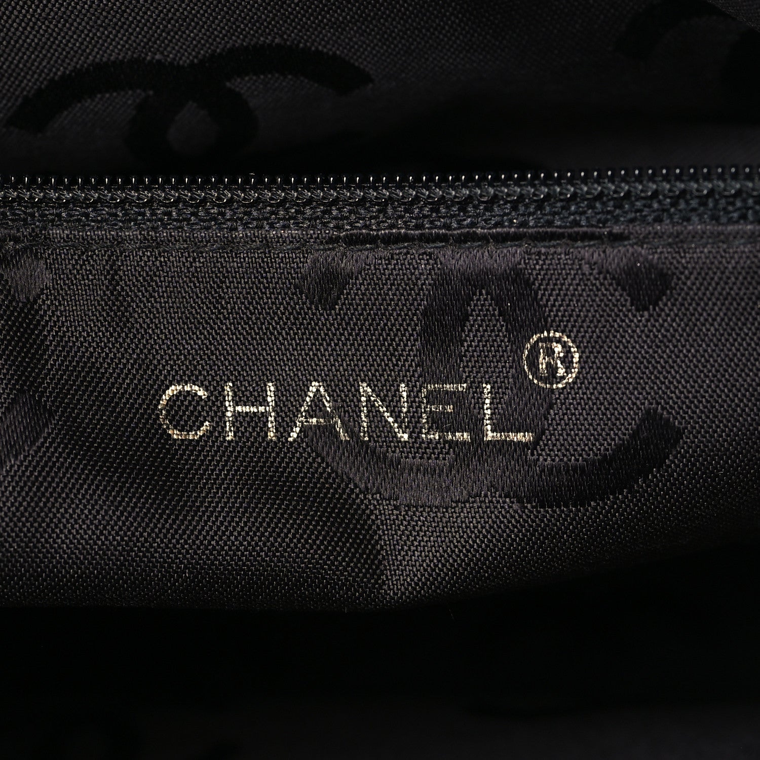Chanel Lambskin Chevron Quilted Camera Case Black 6 of 12