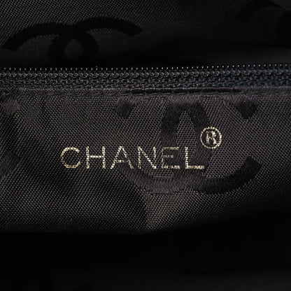 Chanel Lambskin Chevron Quilted Camera Case Black 6 of 12