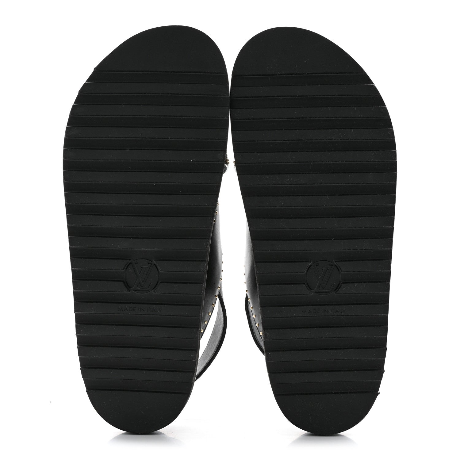 Louis Vuitton Monogram Paseo Flat Comfort Sandals 38 Black 5 of 10