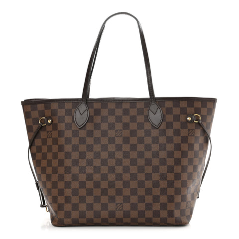 Damier Ebene Neo Neverfull MM Rose Ballerine