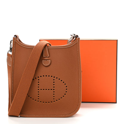 Hermes Taurillon Clemence Evelyne TPM Gold 11 of 11