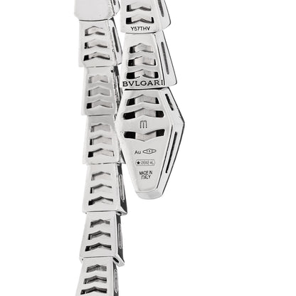 Bulgari 18K White Gold Serpenti Viper Bracelet M 3 of 6