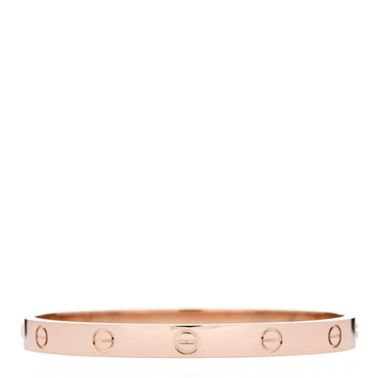 Cartier 18K Pink Gold LOVE Bracelet 18 2 of 5