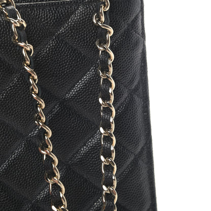 Chanel Caviar Quilted CC Phone Holder Black 6 of 6