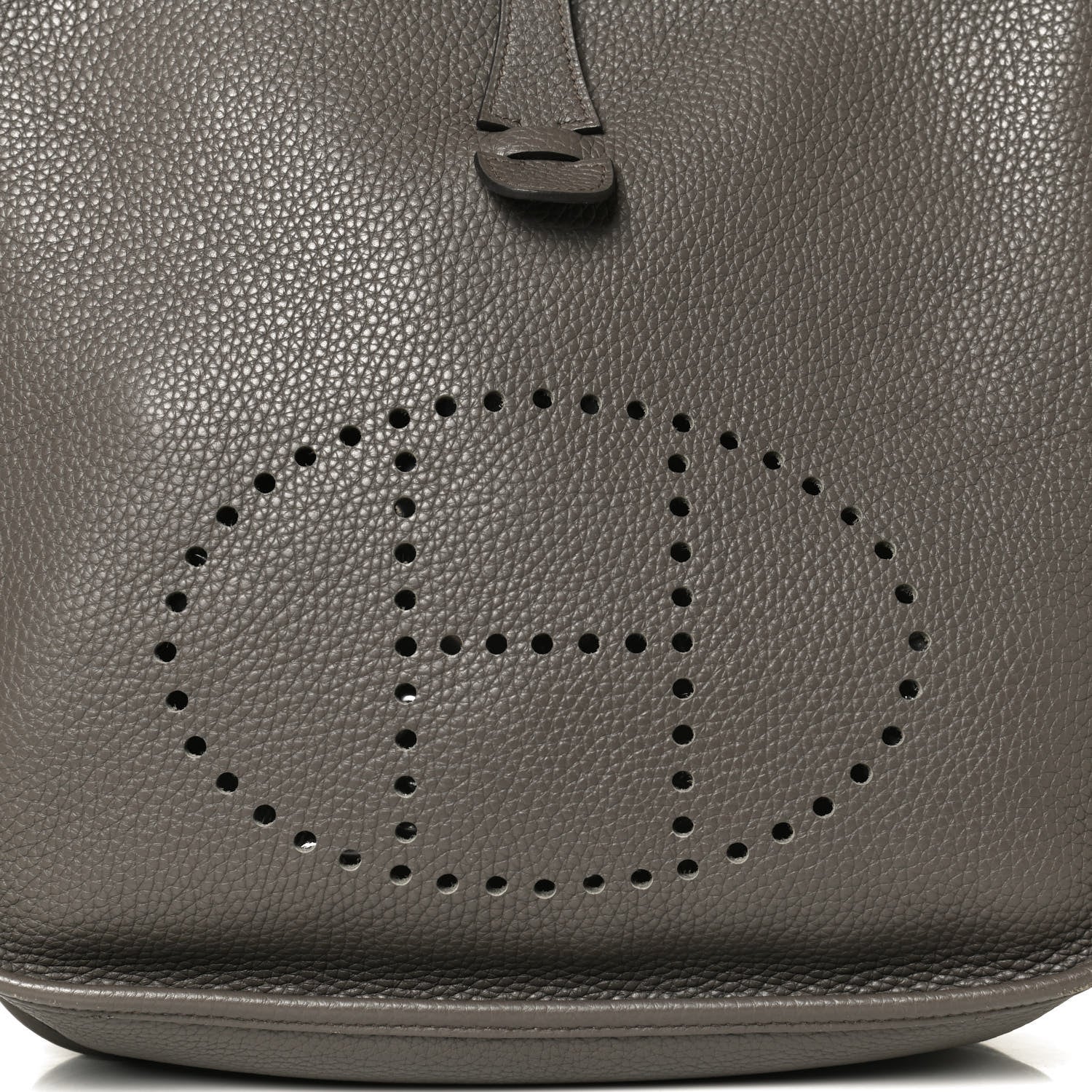Hermes Taurillon Clemence Evelyne III PM Etain 6 of 10
