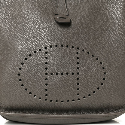Hermes Taurillon Clemence Evelyne III PM Etain 6 of 10