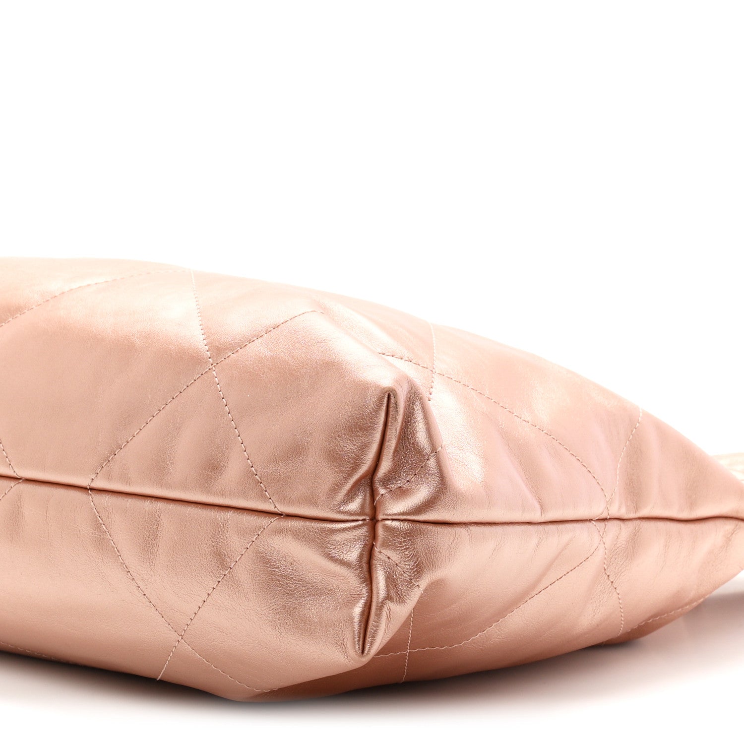 Chanel Metallic Calfskin Quilted Chanel 22 Copper 11 of 11