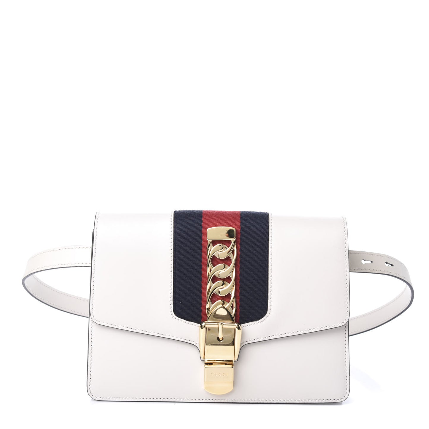 Calfskin Sylvie Belt Bag Off White