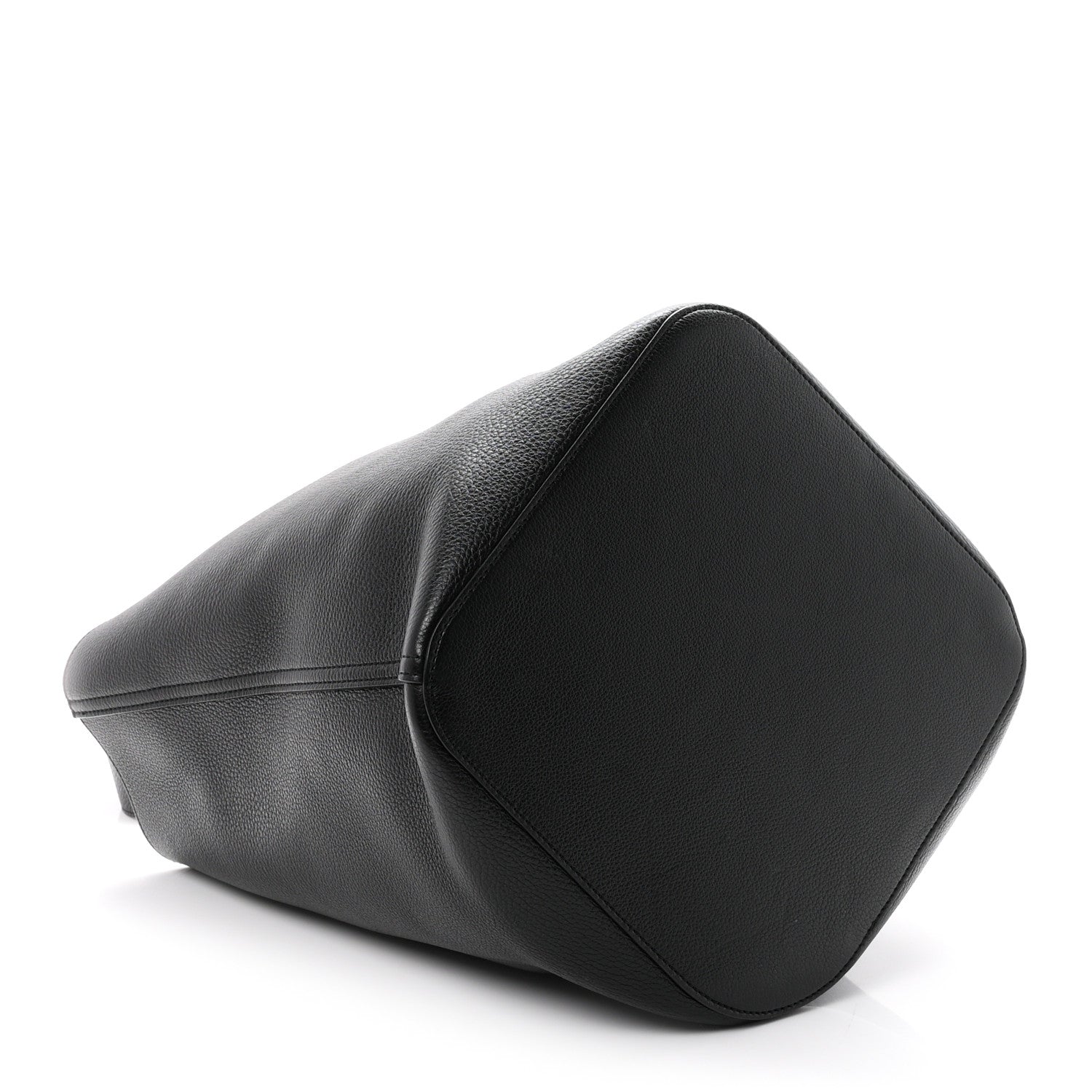 Loewe Soft Grained Calfskin Large Pebble Bucket Bag Black 4 of 10
