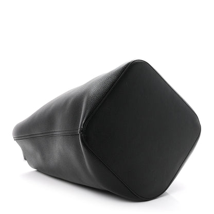 Loewe Soft Grained Calfskin Large Pebble Bucket Bag Black 4 of 10