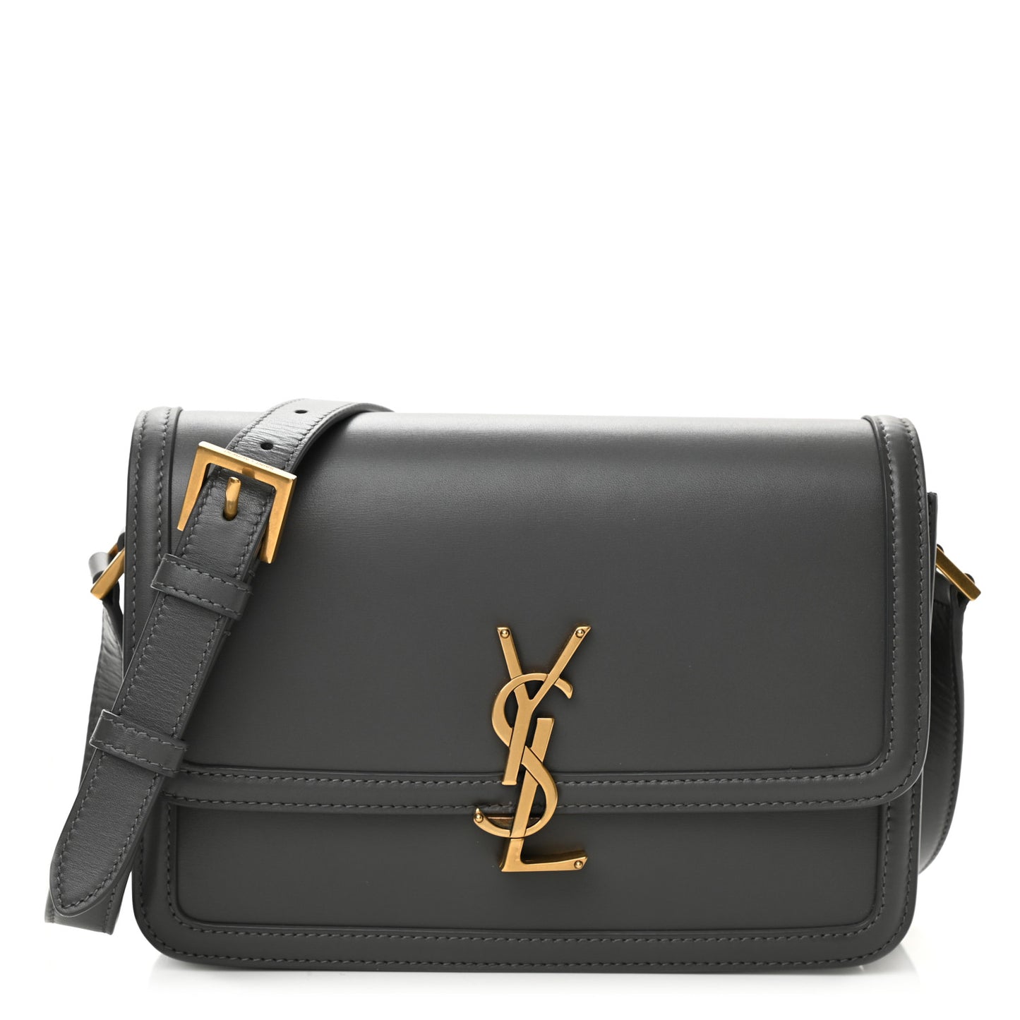 Box Calfskin Monogram Medium Solferino Satchel Storm
